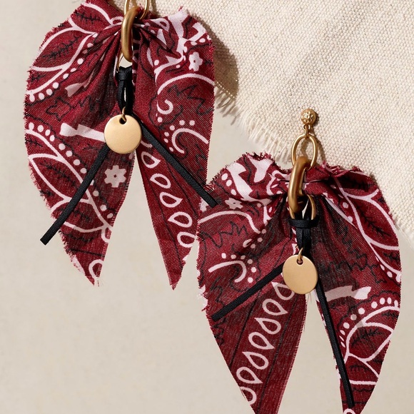 free people x Ariana Ost Jewelry - ‼️SOLD‼️ Do NOT Purchase‼️ Free People x Ariana Ost Mae Scarf Dangle Earrings